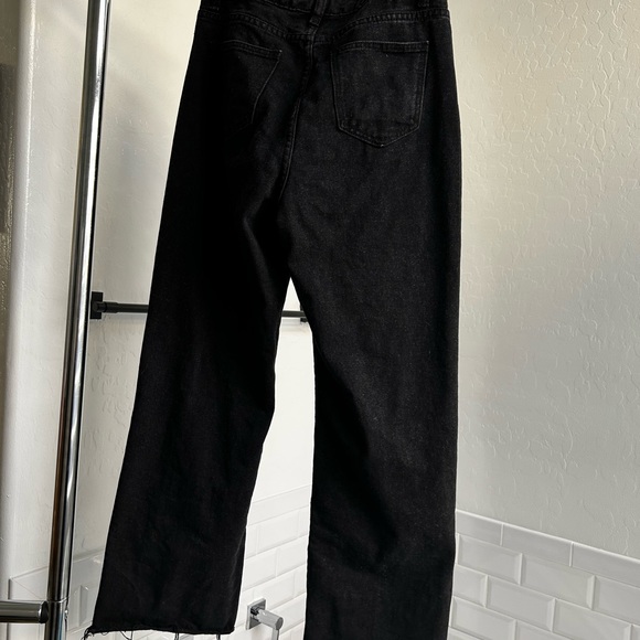 SHEIN black boyfriend distressed jeans - Picture 6 of 14